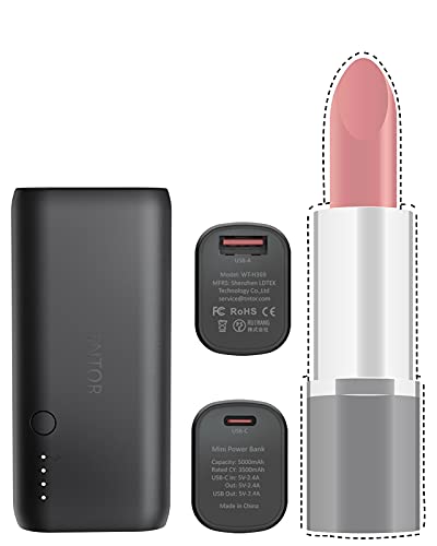 TNTOR - Ultra Mini Powerbank, Dual Output...