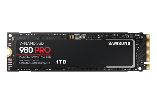 Samsung 980 PRO NVMe M.2 SSD, 1 TB, PCIe 4.0,...