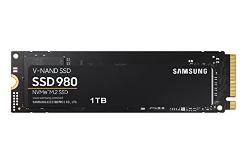 Samsung 980 NVMe M.2 SSD, 1 TB, PCIe 3.0,...