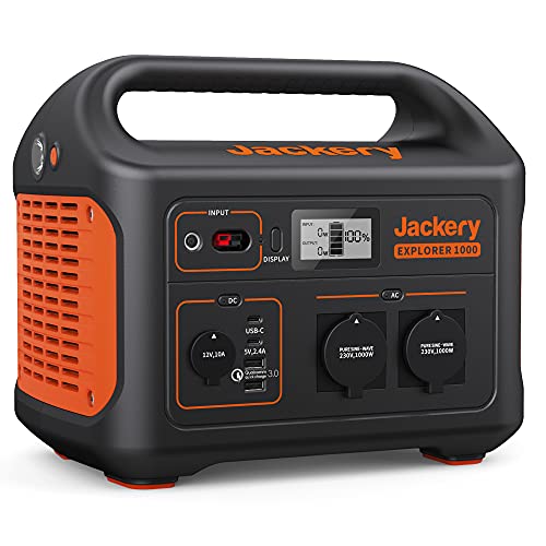 Jackery Explorer 1000, 1002Wh Tragbare...