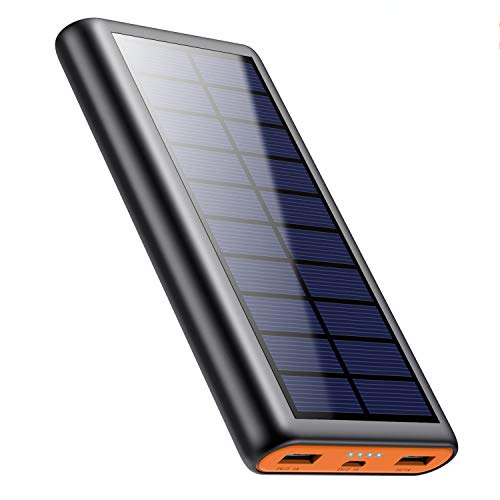 Solar Powerbank 26800mAh, Externer Akku...