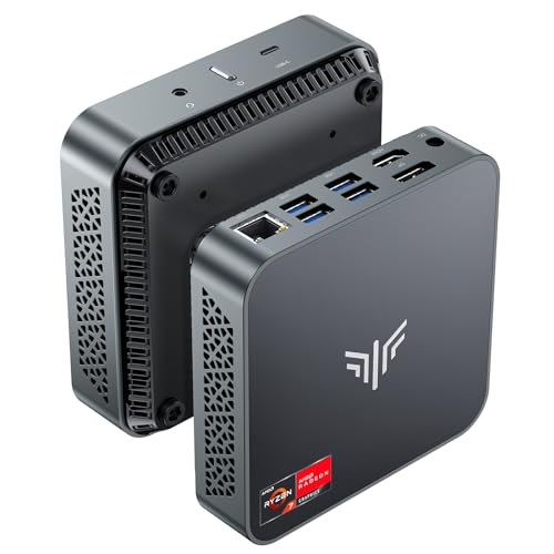 NiPoGi Mini PC, AMD Ryzen 7 5700U(Bis zu 4.3...