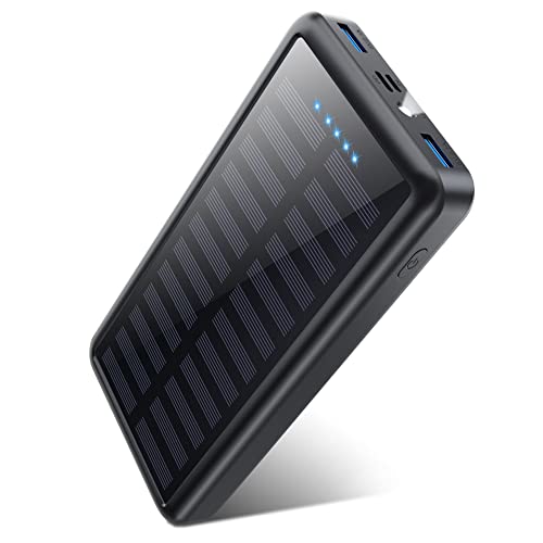 HETP 30800mAh Power Bank, 15W Solar Powerbank...