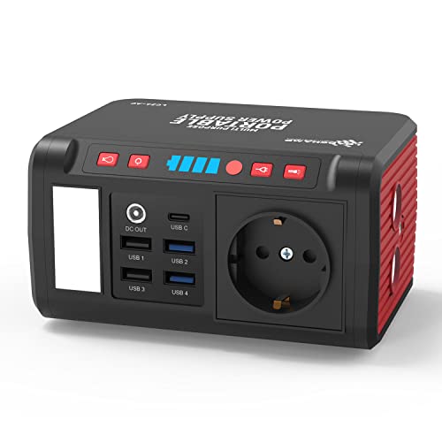 LOADCHAMP Powerbank mit Steckdose 24000 mAh...