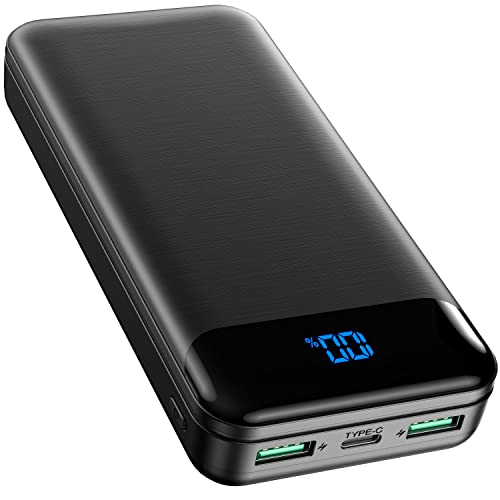 Enerwow Power Bank 30000mAh,USB C Powerbank...