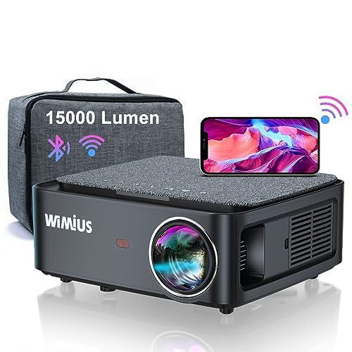 Beamer, Full HD 1080P 15000 Lumen Beamer 5G...