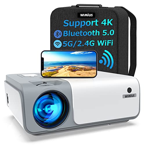 Beamer 5G WiFi Bluetooth, Full HD 1080P 9000...