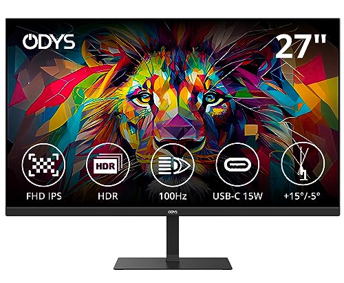 ODYS i27 Monitor im rahmenlosen Design 69cm...